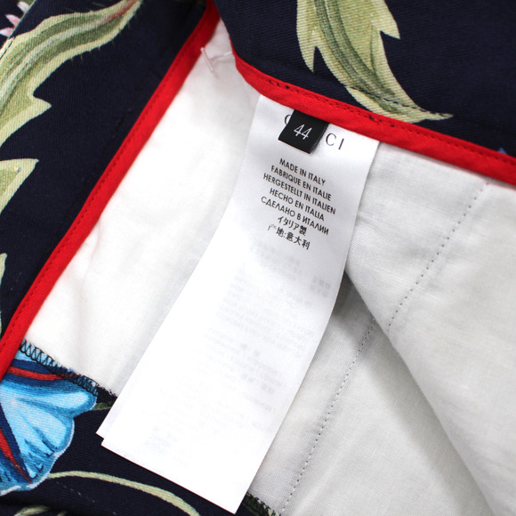 Gucci Floral Print Trousers - Black and Multicolor - Picture 7 of 7